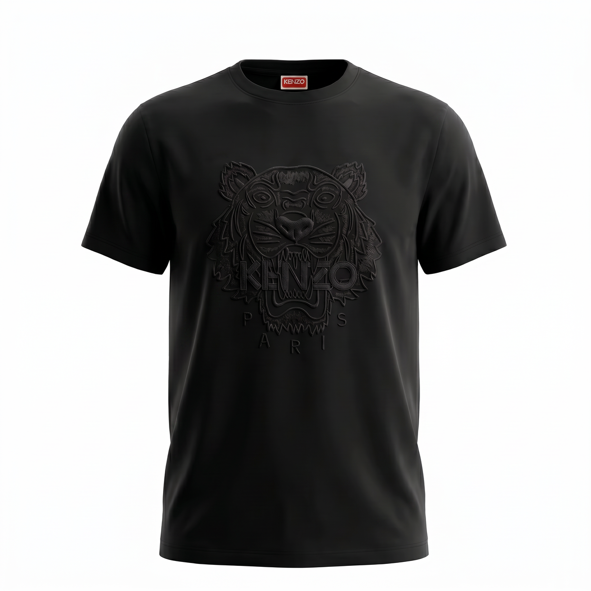 Kenzo Embroidered Tiger Logo T-Shirt - Black