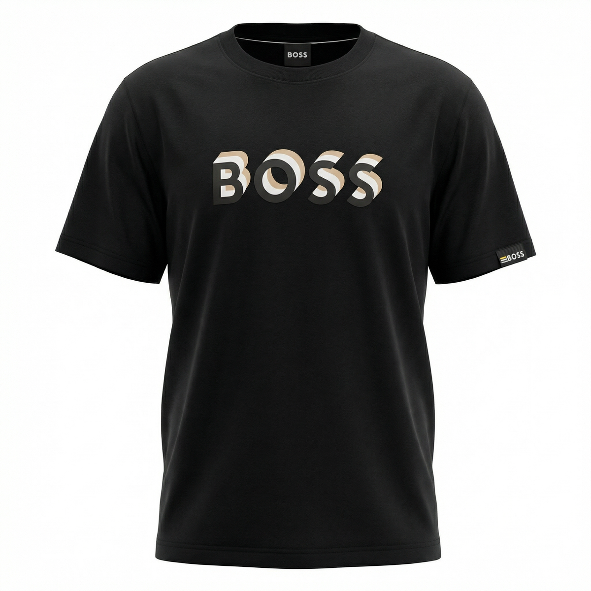 BOSS MIRROR PRINTED LOGO T-SHIRT