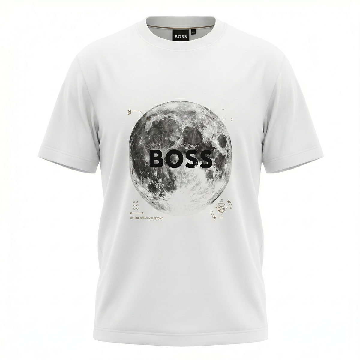 BOSS MOON PRINT T-SHIRT