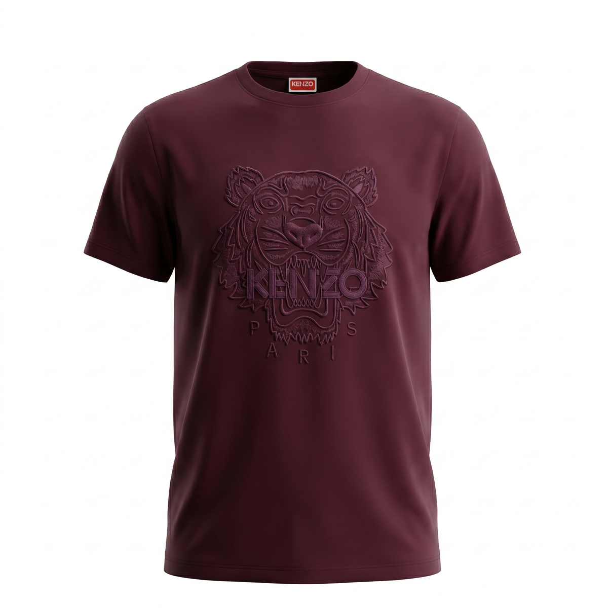 Kenzo Embroidered Tiger Logo T-Shirt - purple